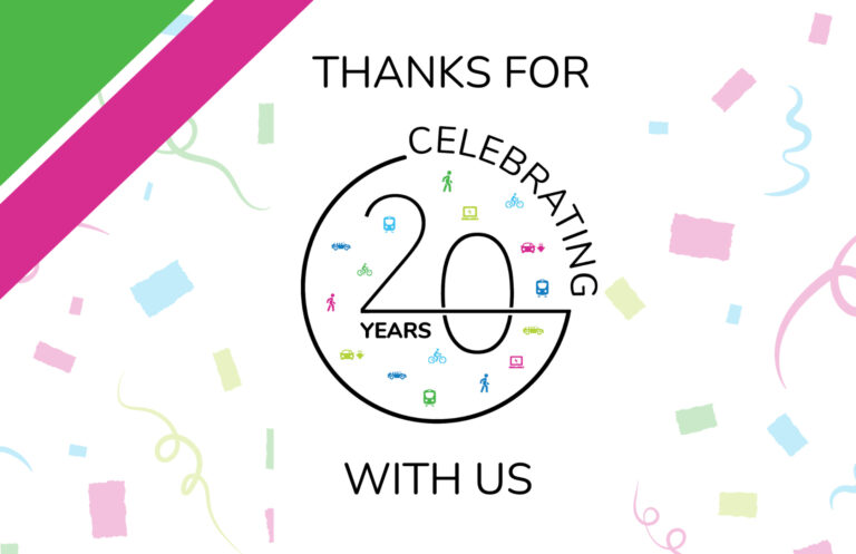 Celebrating 20 Years of Sustainable Commuting